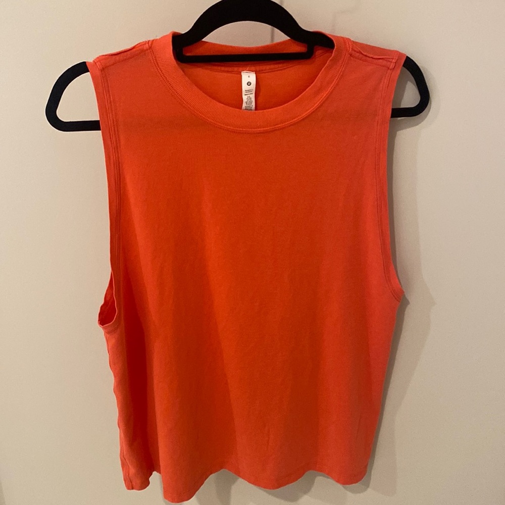 Lululemon Orange tank top
